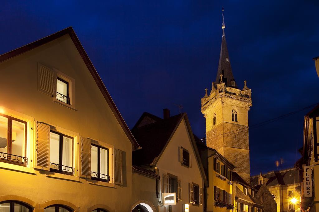 Hotel Le Pavillon 7 Obernai Buitenkant foto